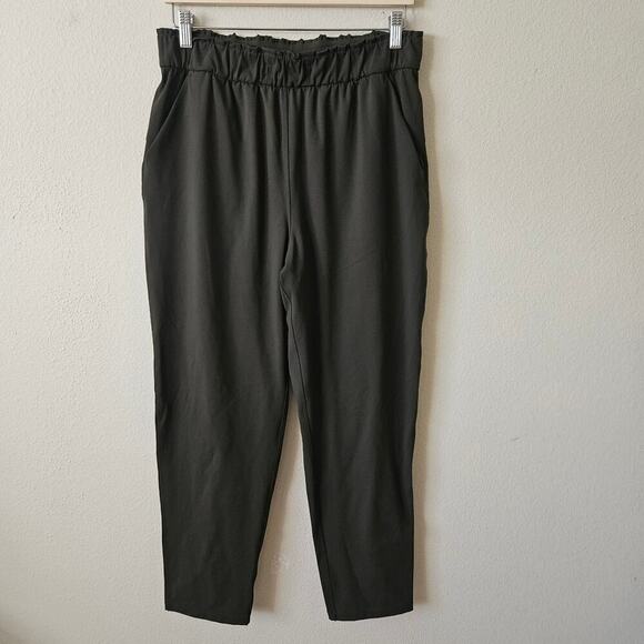 lululemon athletica Pants - Lululemon Keep Moving Pant 7/8 High-Rise Green 10